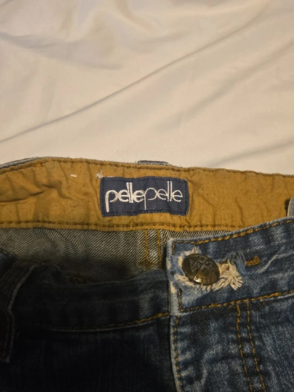 Pelle Pelle Men’s Relaxed Blue Denim Jeans